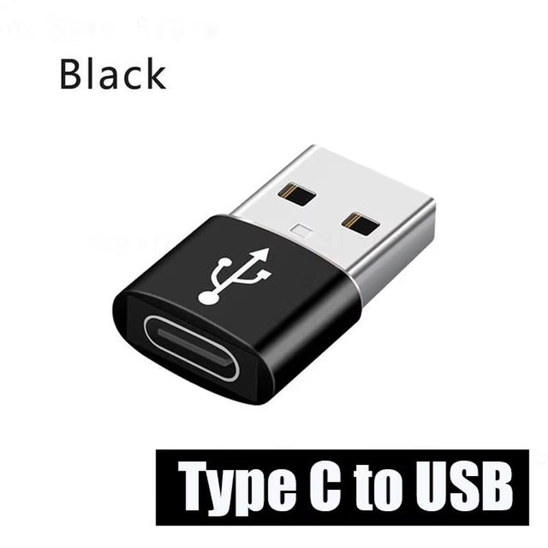 2PCS Charger Adapter for Iphone 14 13 12 11 Pro Max USB Type-C Adapter Type C USB-C Converter USB to Type C OTG Adapter Cables