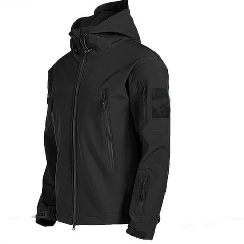 Winter Autumn Tactical Jacket Suit Men Army Softshell Tactical Waterproof Jackets Fishing Hiking Camping Climbing Fleece Jacket