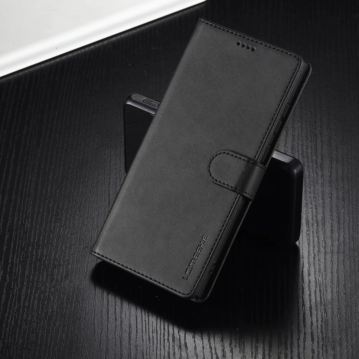 Leather Wallet Case for Samsung Galaxy S25 S24 S23 S22 Ultra S21 S20 FE S10 S9 plus Note20 10 plus Business Flip Card Cover