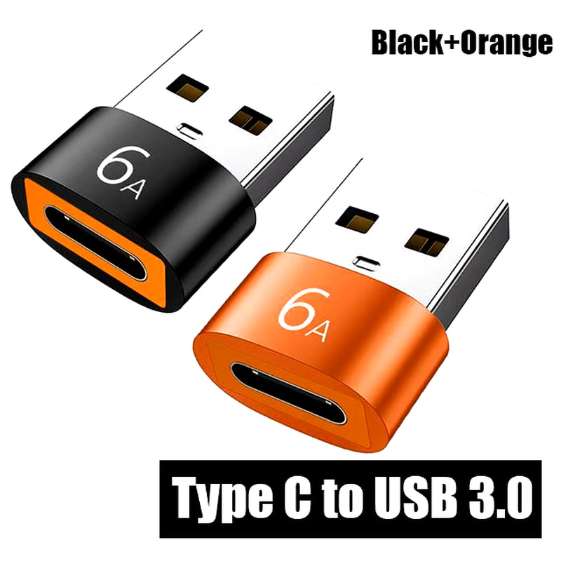 2PCS Charger Adapter for Iphone 14 13 12 11 Pro Max USB Type-C Adapter Type C USB-C Converter USB to Type C OTG Adapter Cables