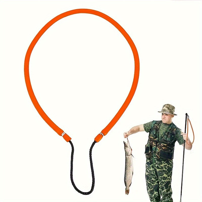 GTQPS Heavy-Duty Latex Fishing Hand Pole Spear Sling – Durable Hawaiian Sling for Speargun Rubber Fishing – High-Elasticity Spearfishing Band without Battery or Magnesium Rod/Flint – Yellow