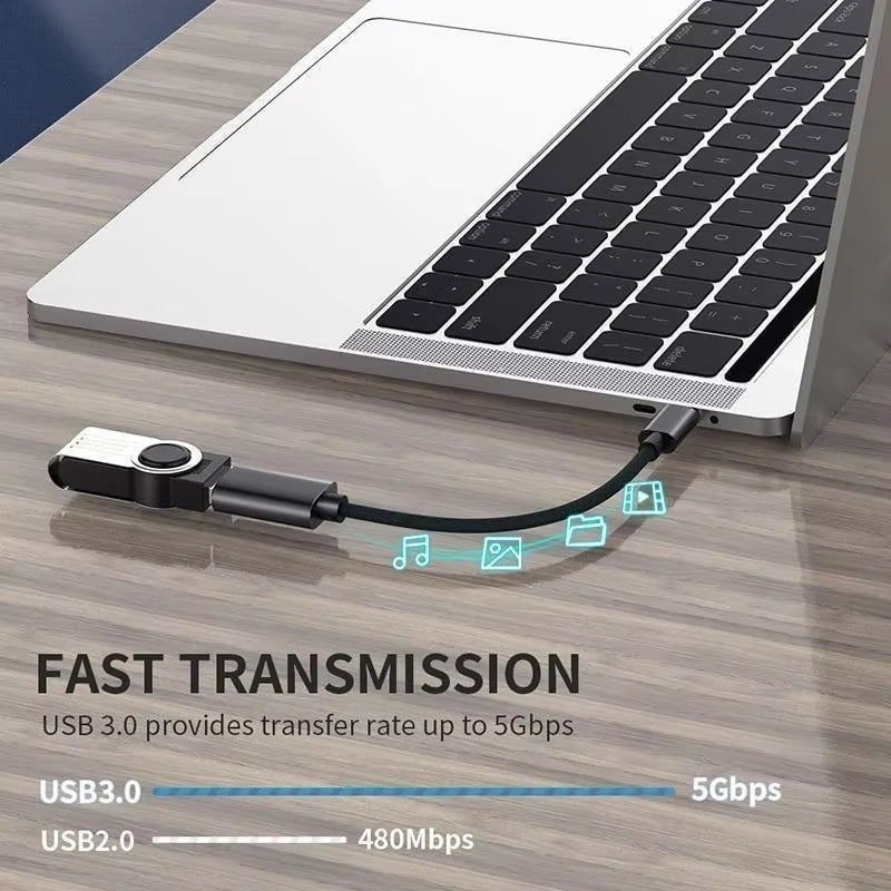 Universal Usb to Type C Adapter for Mobile Mini Type-C Jack Splitter Smartphone USB C Connectors OTG Converter Type-C