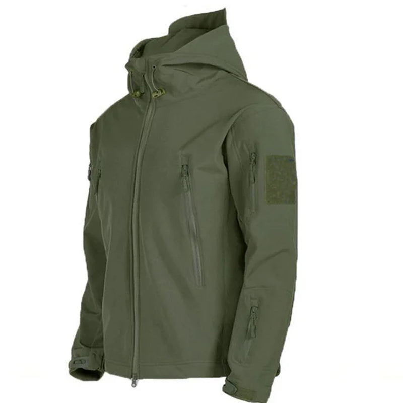 Winter Autumn Tactical Jacket Suit Men Army Softshell Tactical Waterproof Jackets Fishing Hiking Camping Climbing Fleece Jacket