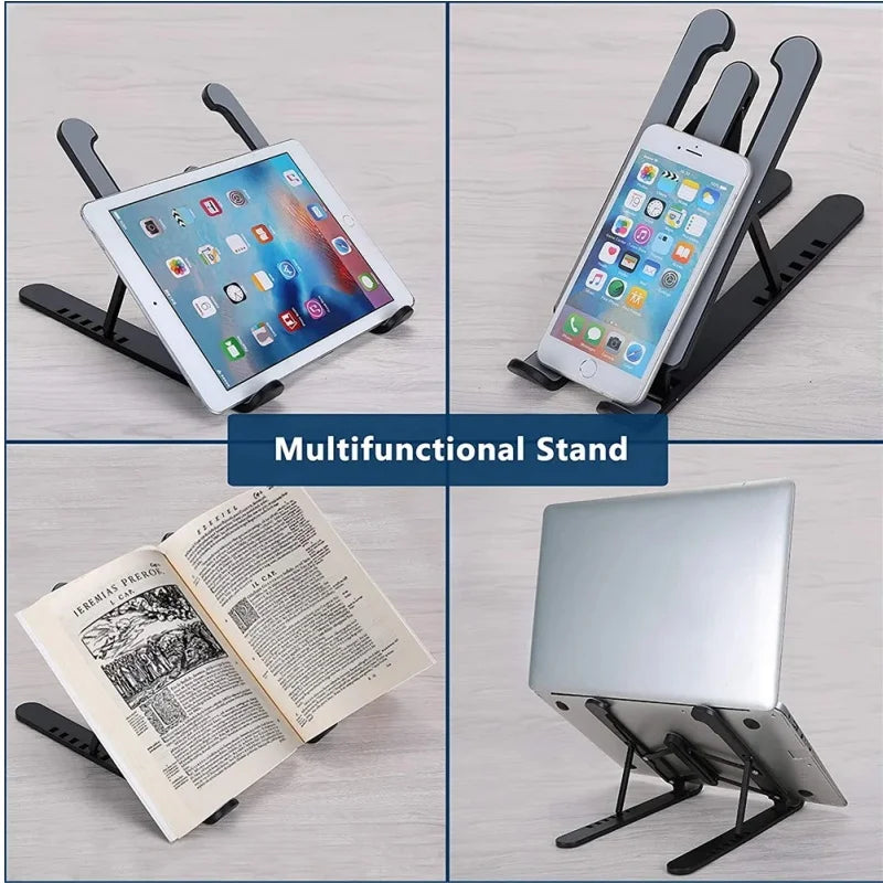 Laptop Stand Universal Computer Stand, Adjustable Angle Computer Stand, Stable, Portable and Foldable