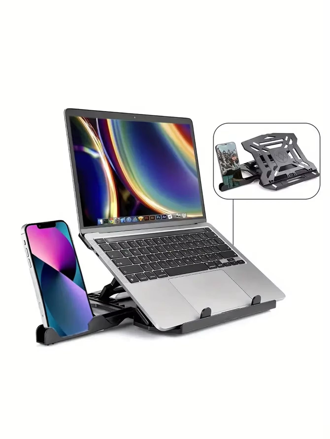 Laptop Cooling Bracket, Folding Bracket, Office Computer, Tablet Computer, Lifting and Cooling