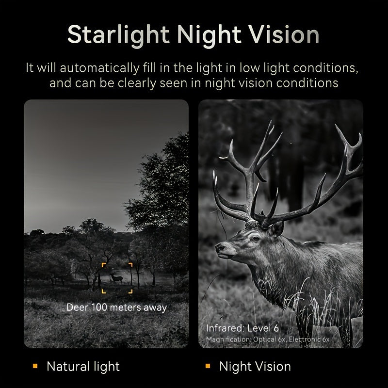 INSKAM 2.8" HD Digital Night Vision Device with 1080p Video Recording - Black Plastic Outdoor & Camping Binoculars, Up to 800m Night Vision, Battery/USB Powered, High Measurement Accuracy, Rechargeable Lithium Battery, for Hu