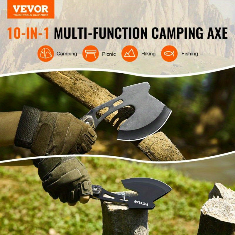 Hunting Knife And Axes Shaft Kit with Sheath, for Outdoor Camping Survival Equipment