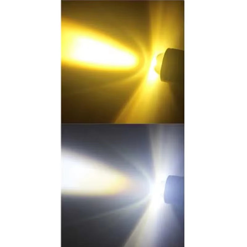 H4 LED Motorcycle Headlight Bulbs 3570 CSP Lens White White Hi Lo Beam Fog Lamp Universal Driving Lamp Scooter Accessories
