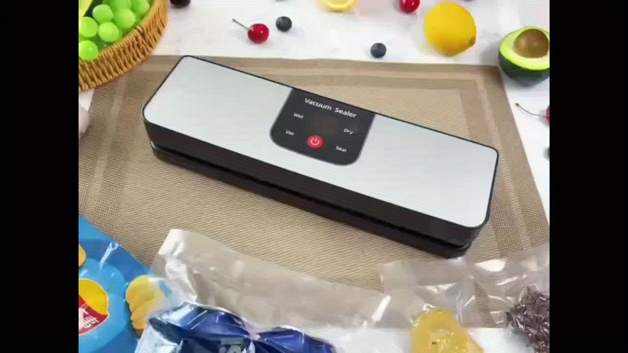 USB Rechargeable Automatic Vacuum Sealer with LED Display - Portable Food Storage Solution for Camping, Hunting & Kitchen Use, Ideal Mother'S Day & Christmas Gift, Outdoor Food Storage|Automatic Sealing Machine|Durable Constr