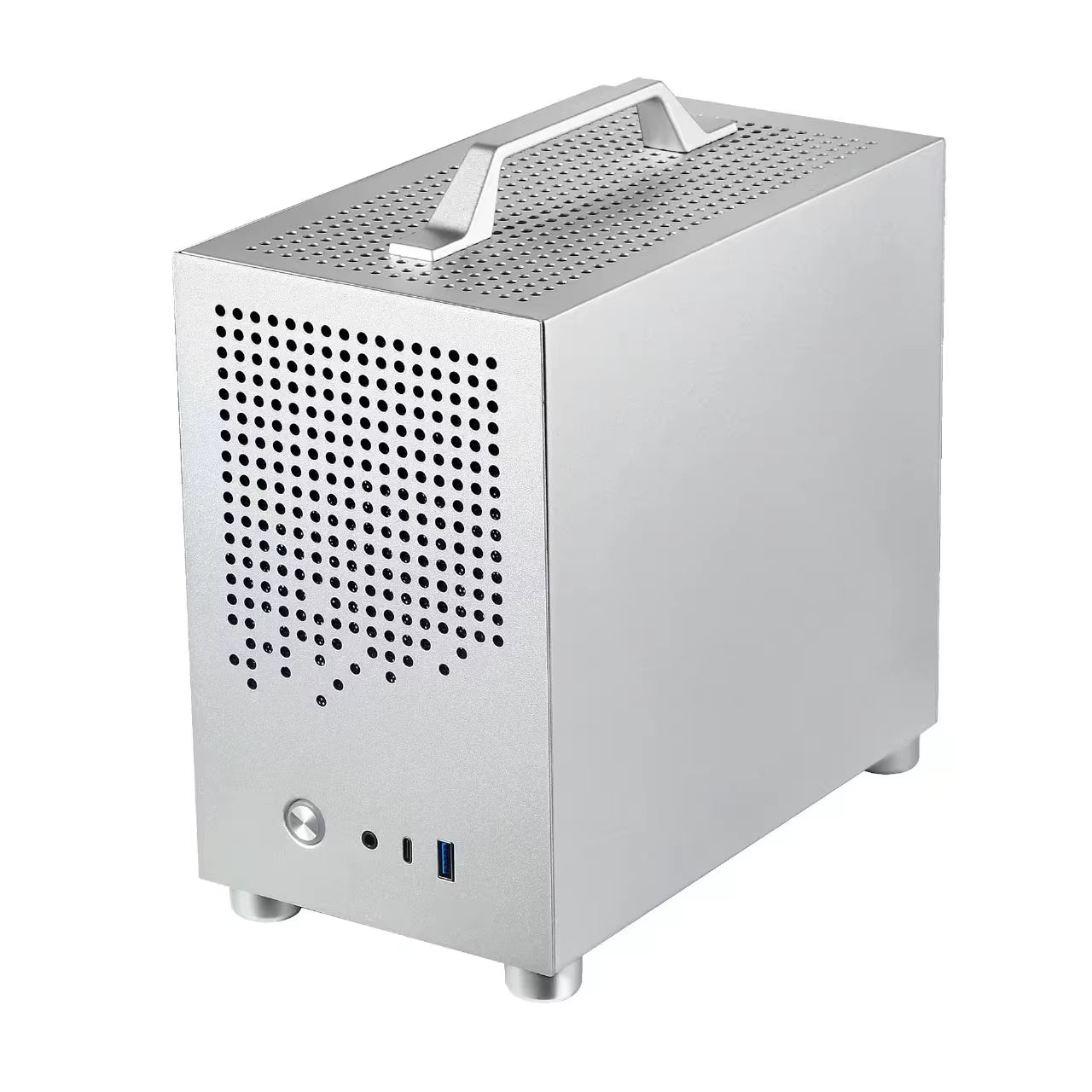 SGCC Portable Desktop Computer Mini Case SFF Small Form Factor Mini-Itx Computer Case