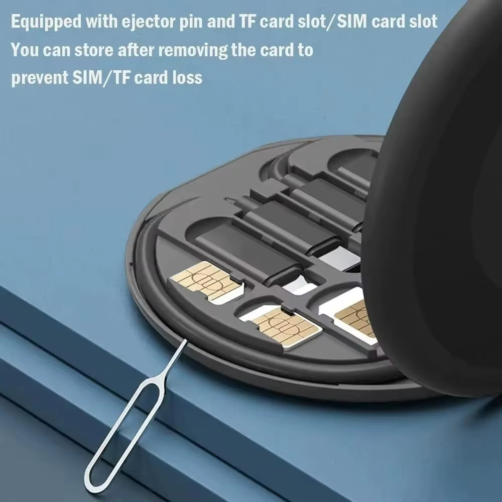 Multi USB Type C to C 60W Charging Adapter Cable Kit USB C to Lighting Conversion Set USB a & Type C to Micro/Lighting/Type C