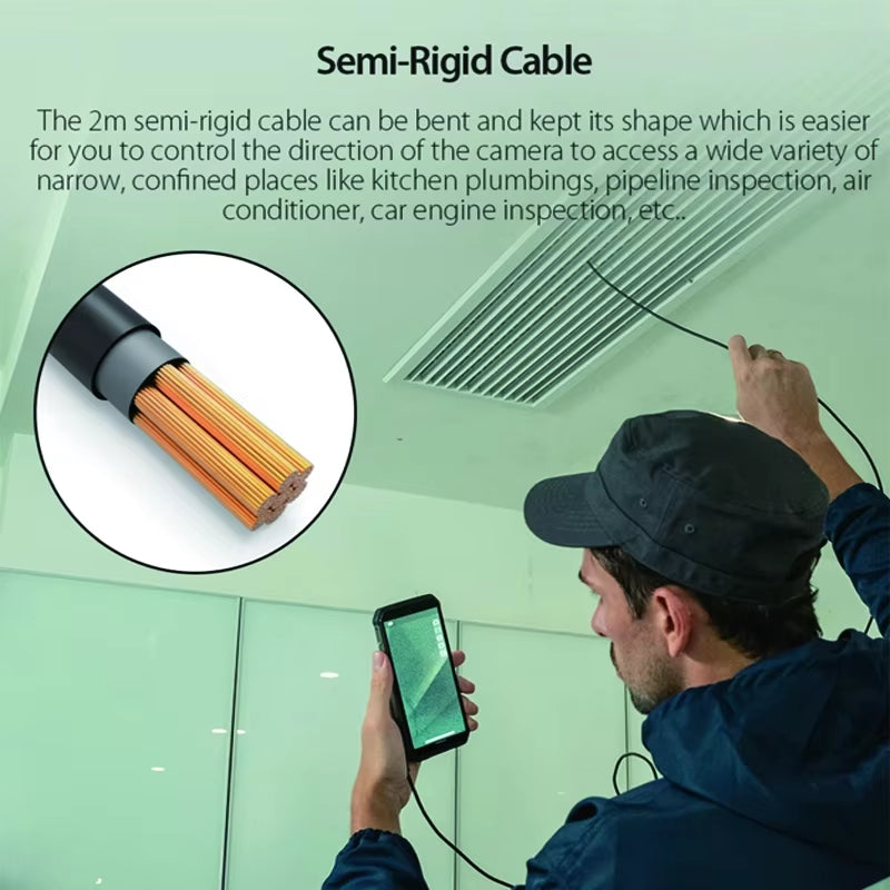 Ulefone Endoscope E1 IP67 Waterproof 3 in 1 Endoscope for Ulefone Power Armor 21 / 19 / 18T / 16 Pro / 13 / Armor Pad