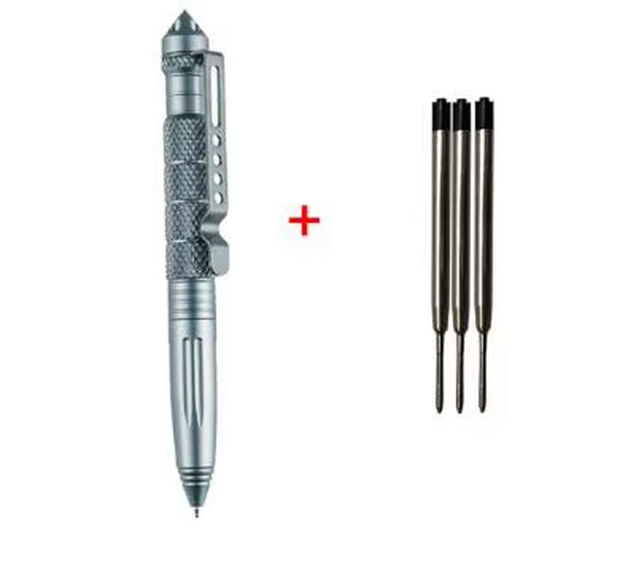 ZK20 Dropshiping Defence Tactical Pen High Quality Aluminum anti Skid Portable Self Defense Pen Steel Glass Breaker Survival Kit