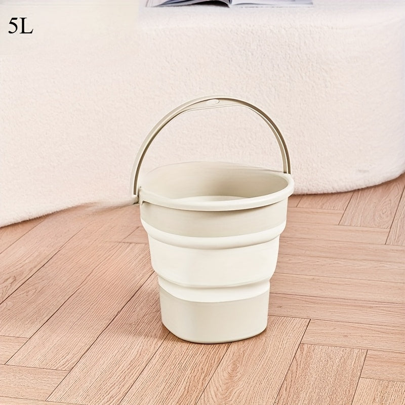 Multifunctional Large-capacity Foldable Bucket Storage Bucket, 5L/9L/17L, Suitable for Boat Cleaning, Outdoor Camping, Self-driving Tours, Outdoor Fishing, Car Washing, Etc., Can Be Folded for Storage. Gift for Father'S Day a