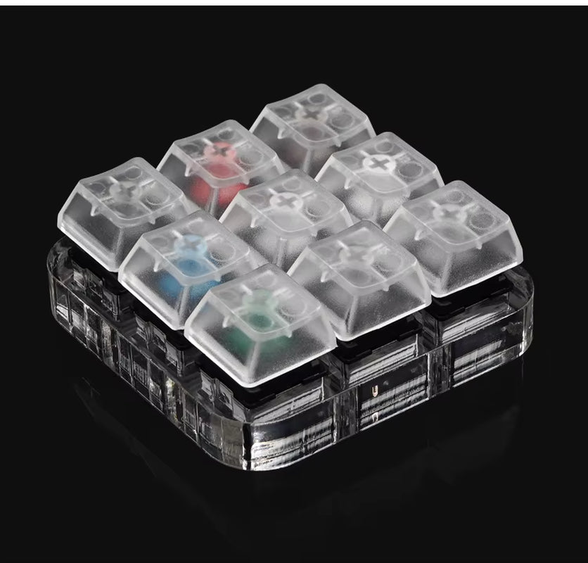 Switch Tester Cherry MX Kailh Switches Black Red Brown Blue 4 6 8 9 12 Key Translucent Keycaps Mechanical Keyboard Tester