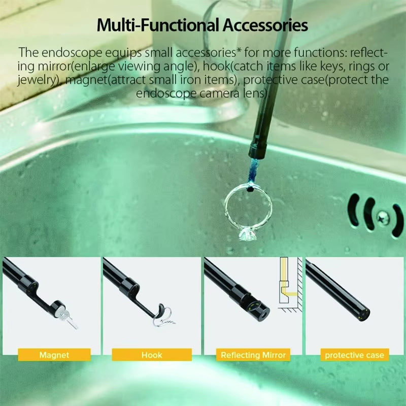 Ulefone Endoscope E1 IP67 Waterproof 3 in 1 Endoscope for Ulefone Power Armor 21 / 19 / 18T / 16 Pro / 13 / Armor Pad