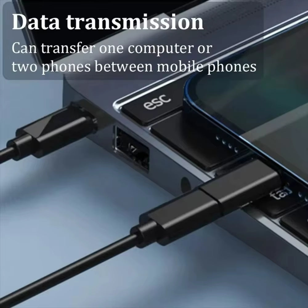 Multi USB Type C to C 60W Charging Adapter Cable Kit USB C to Lighting Conversion Set USB a & Type C to Micro/Lighting/Type C