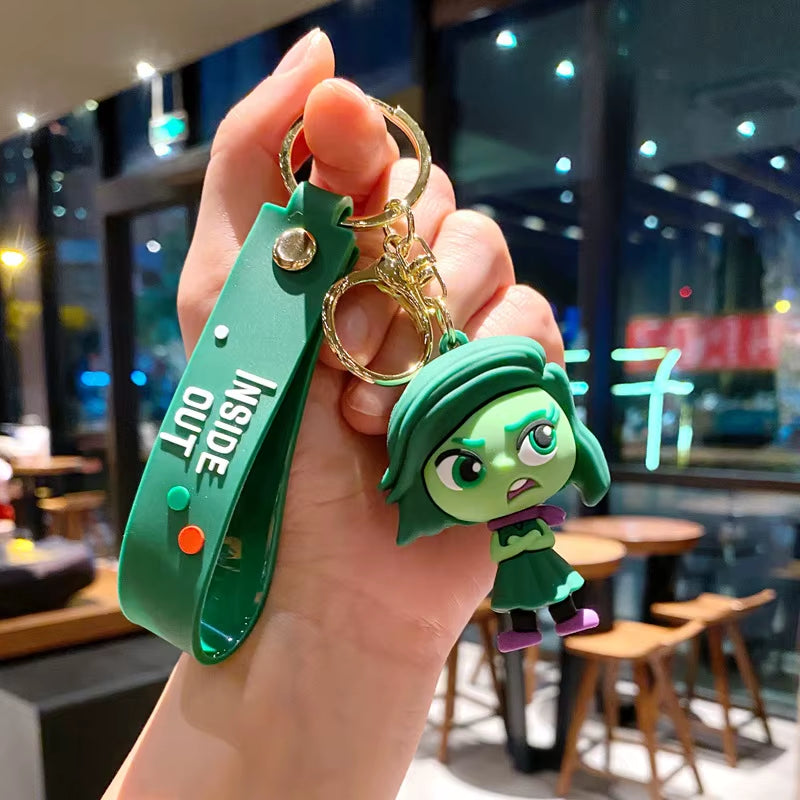 3D Anime Figures - Brain Agent Team Keychain Pendant - Cartoon Action Figure Gift
