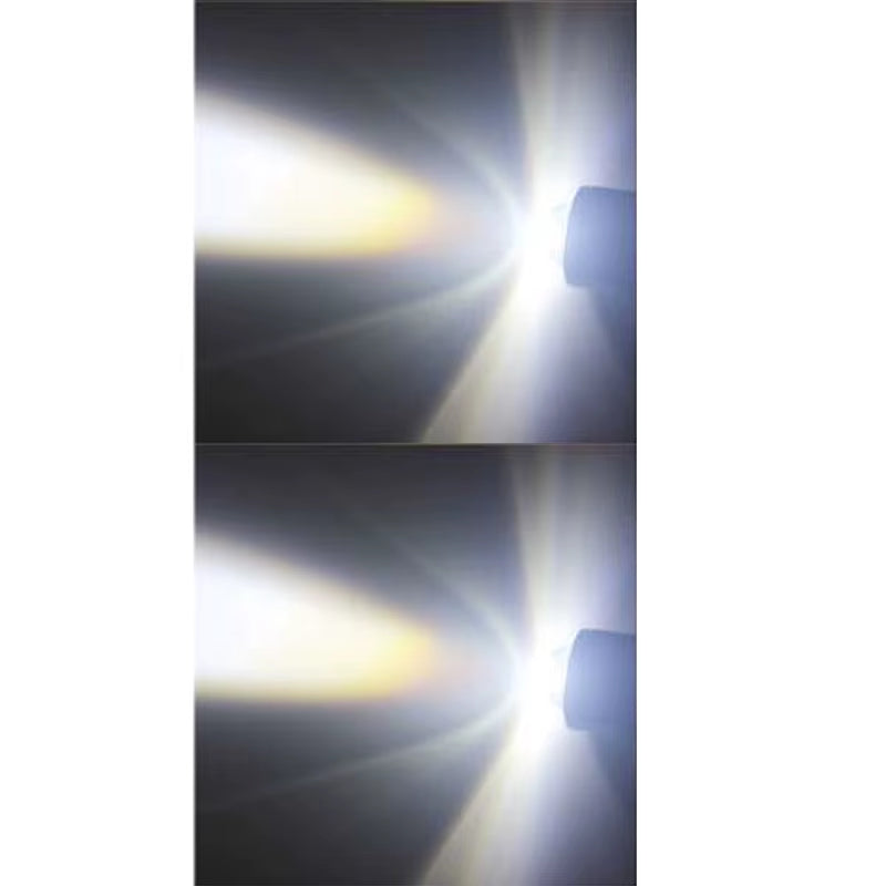 H4 LED Motorcycle Headlight Bulbs 3570 CSP Lens White White Hi Lo Beam Fog Lamp Universal Driving Lamp Scooter Accessories