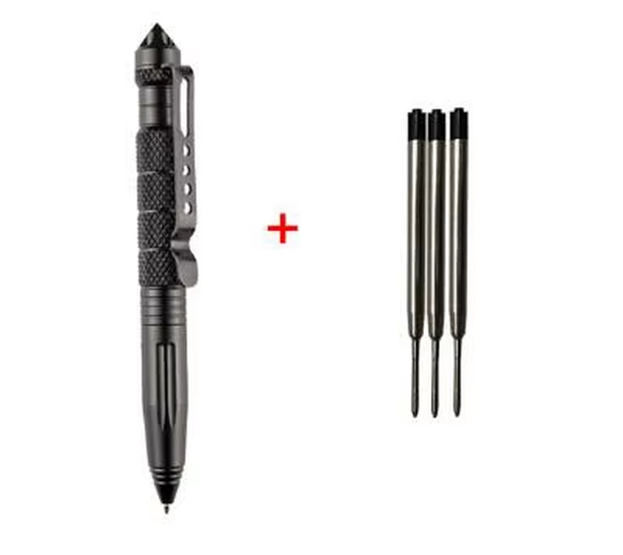 ZK20 Dropshiping Defence Tactical Pen High Quality Aluminum anti Skid Portable Self Defense Pen Steel Glass Breaker Survival Kit