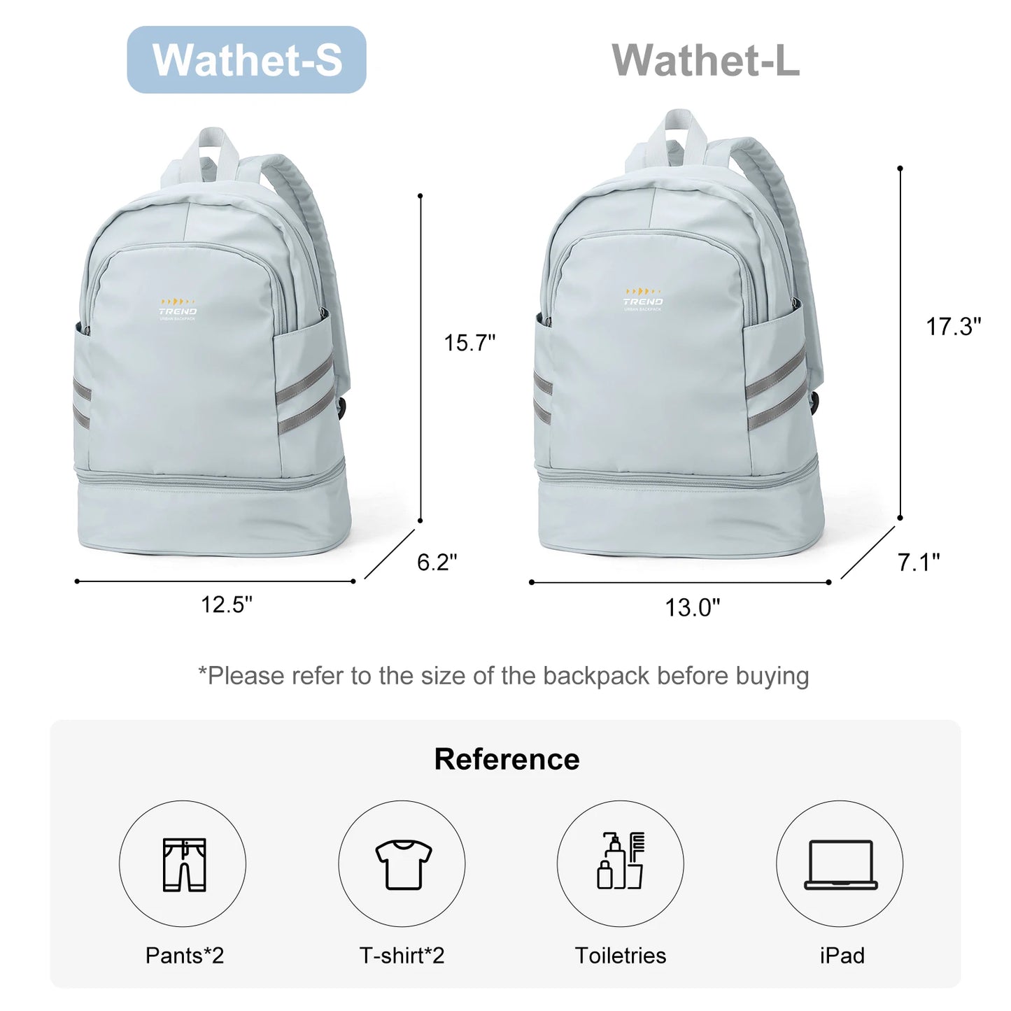Gym Backpack for Women with Shoes Compartment & Wet Pocket Lightweight Large Travel Backpack Waterproof Sports Backpack Gym Bag