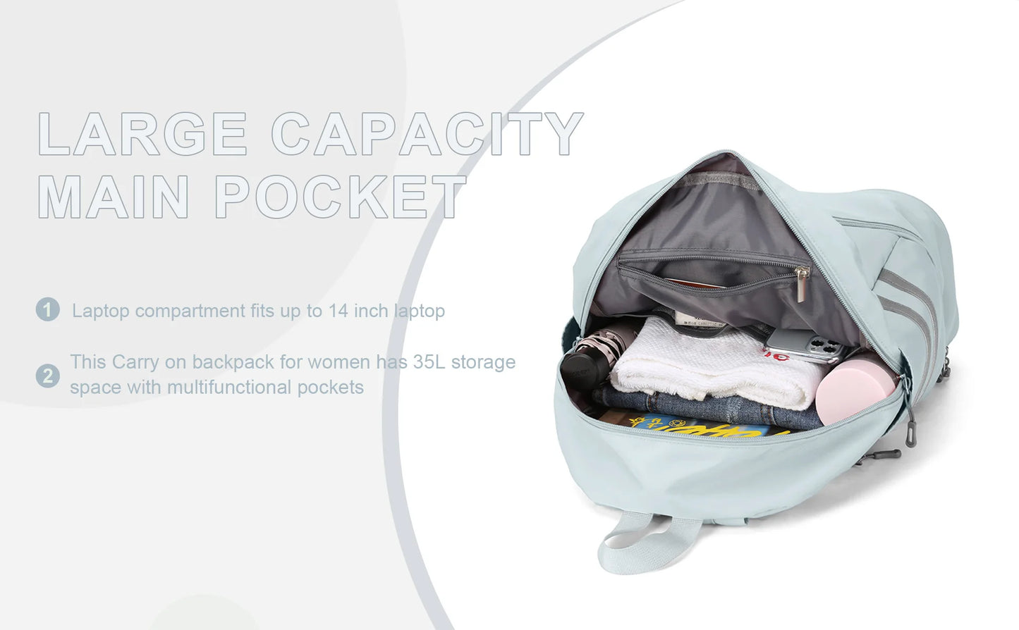 Gym Backpack for Women with Shoes Compartment & Wet Pocket Lightweight Large Travel Backpack Waterproof Sports Backpack Gym Bag