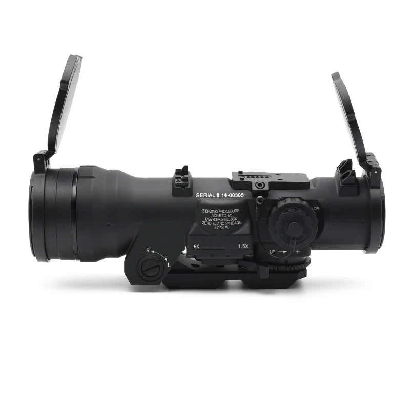 Tactical RifleScope NEW DR1.5-6x Fixed Dual Field of View Milspec Red Illmination Red Dot Sight Scope For Hunting with Killflash