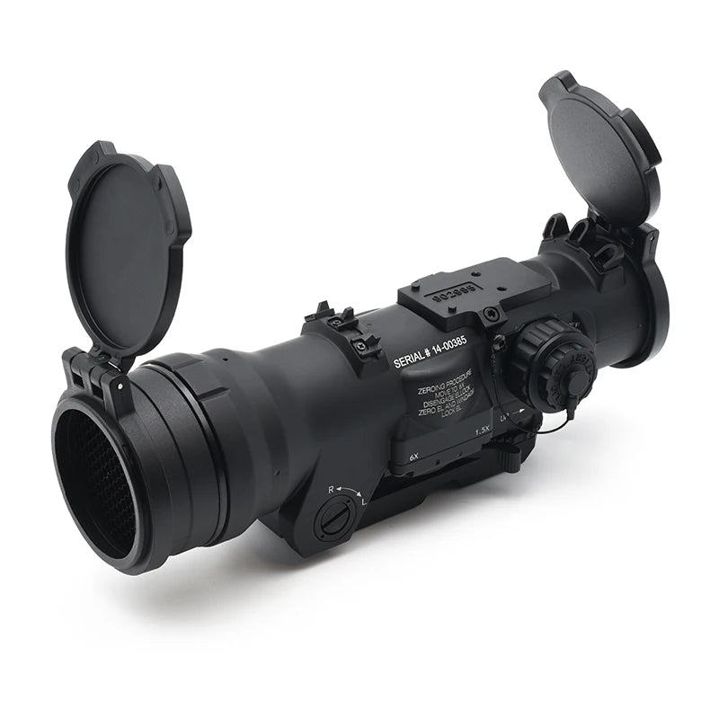 Tactical RifleScope NEW DR1.5-6x Fixed Dual Field of View Milspec Red Illmination Red Dot Sight Scope For Hunting with Killflash