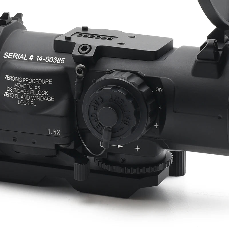 Tactical RifleScope NEW DR1.5-6x Fixed Dual Field of View Milspec Red Illmination Red Dot Sight Scope For Hunting with Killflash