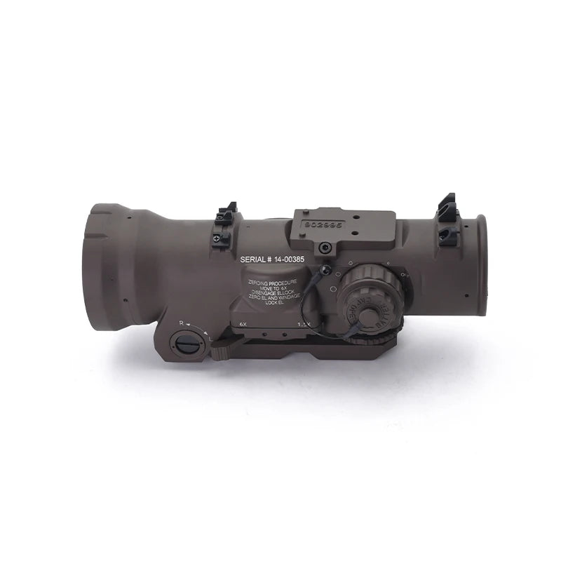 Tactical RifleScope NEW DR1.5-6x Fixed Dual Field of View Milspec Red Illmination Red Dot Sight Scope For Hunting with Killflash