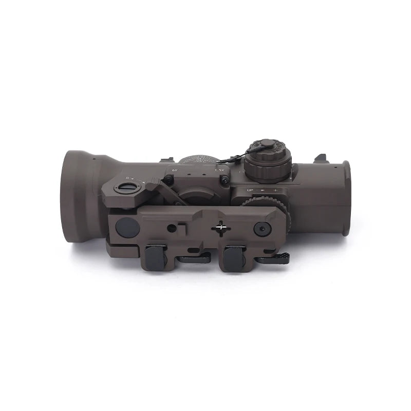 Tactical RifleScope NEW DR1.5-6x Fixed Dual Field of View Milspec Red Illmination Red Dot Sight Scope For Hunting with Killflash