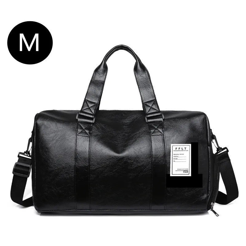 Gym Bag Leather Sport Bags Dry Wet Bags Men Training for Shoes Fitness Yoga Travel Luggage Shoulder Sac De Sport Bag weekend bag