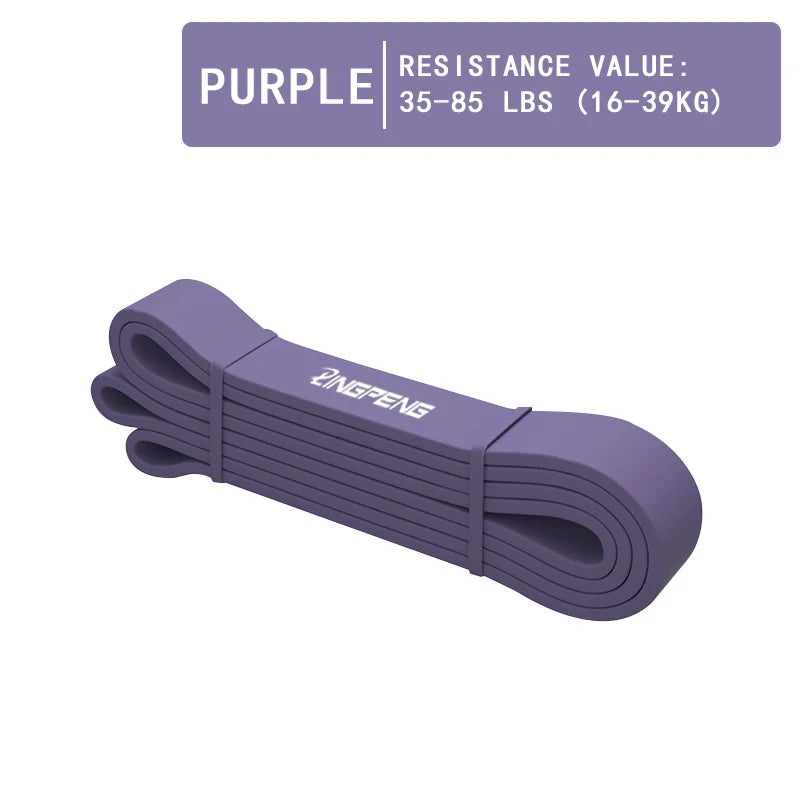 Gym Equipment Resistance Bands Elastic Fitness Bands Sport Exercise At Home Bodybuilding Rubber Leagues Portable Body Building