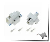 Reverse Osmosis 1/4 3/8 Hose Connection Quick Coupling 1/4 3/8 Stem L Straight Tee RO Water Aquarium Plastic Joint Pipe Fitting