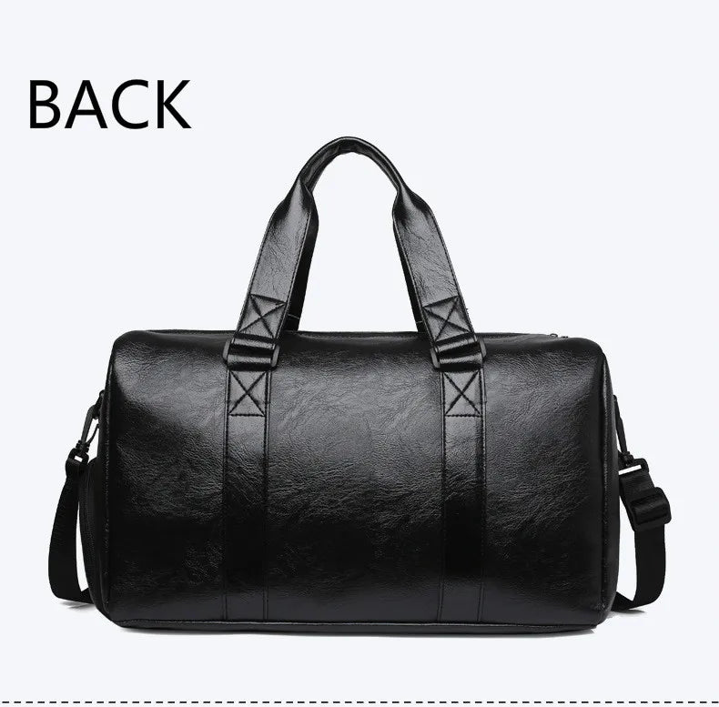 Gym Bag Leather Sport Bags Dry Wet Bags Men Training for Shoes Fitness Yoga Travel Luggage Shoulder Sac De Sport Bag weekend bag