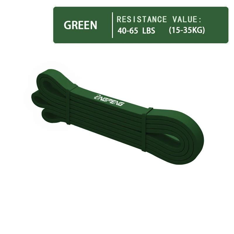 Gym Equipment Resistance Bands Elastic Fitness Bands Sport Exercise At Home Bodybuilding Rubber Leagues Portable Body Building