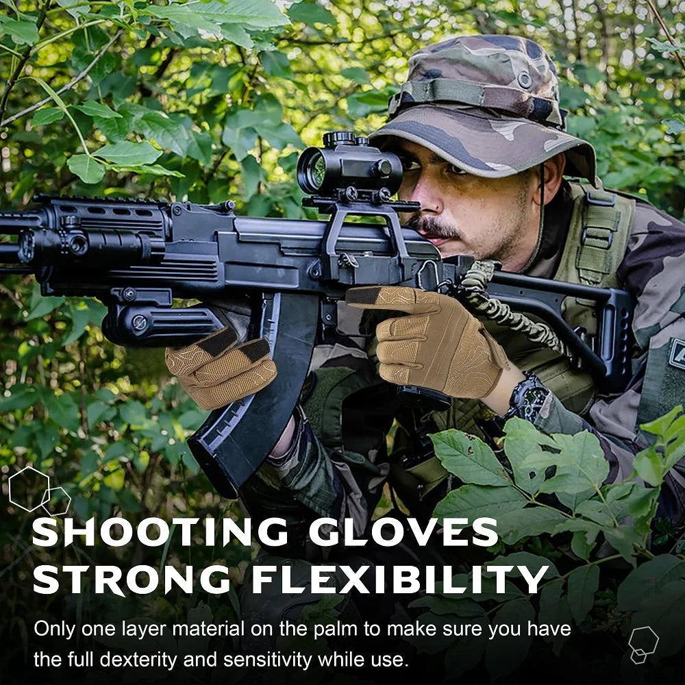 Tactical Gloves Full Finger Glove Touch Screen Driving Mittens Paintball Hunting Hiking Shooting Airsoft Cycle Working Men Glove