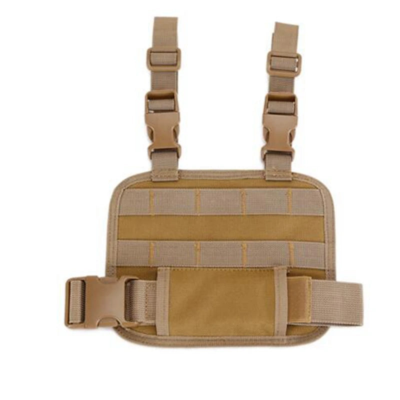 Tactical Drop Leg Platform Hunting Thigh MOLLE Rig with Adjustable Belt & Thigh Straps for Universal Holster