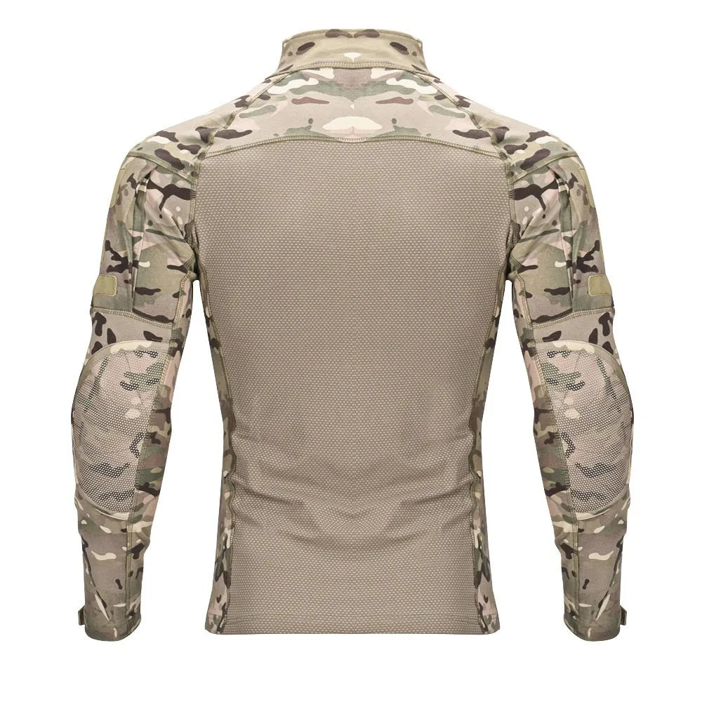 Tactical Frog Shirt Combat Uniform Long Sleeve Breathable Men's Outdoor Airsoft Hunting Sport Military Clothing SINAIRSOFT