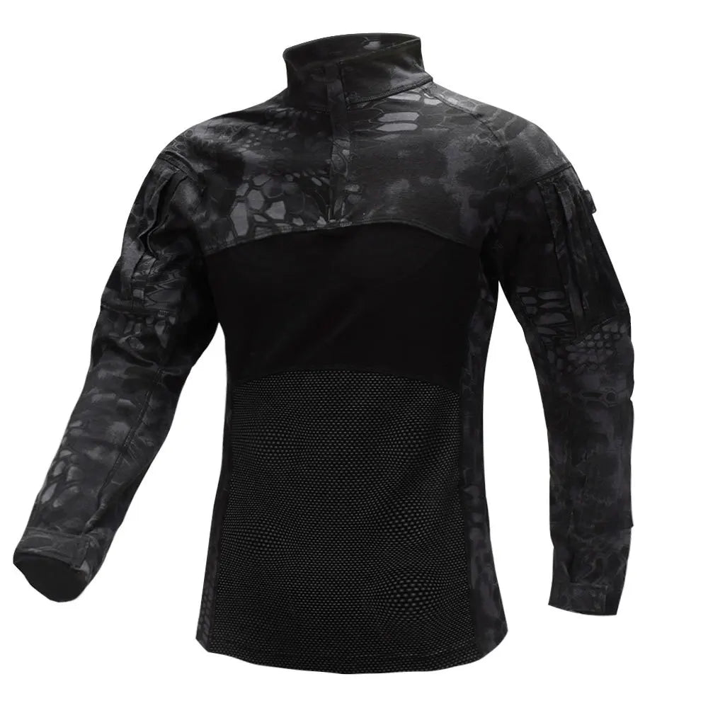 Tactical Frog Shirt Combat Uniform Long Sleeve Breathable Men's Outdoor Airsoft Hunting Sport Military Clothing SINAIRSOFT