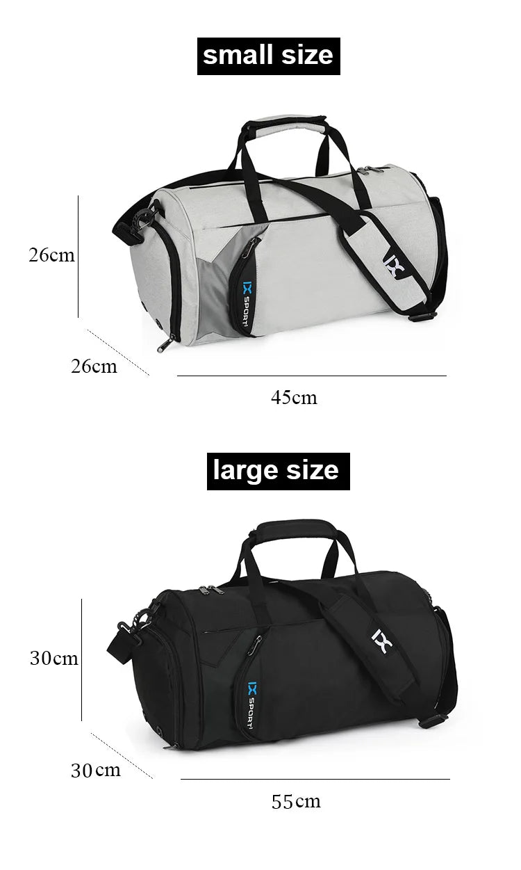Gym bag men's training bag fitness travel bag outdoor sports swimming ladies wet and dry fitness yoga shoes 2021