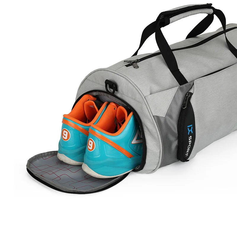 Gym bag men's training bag fitness travel bag outdoor sports swimming ladies wet and dry fitness yoga shoes 2021