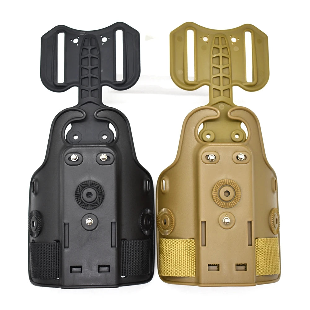 Tactical Drop Leg Platform for Pistol Holster Drop Leg Adapter Thigh Panel Paddle Airsoft Hunting Accessories