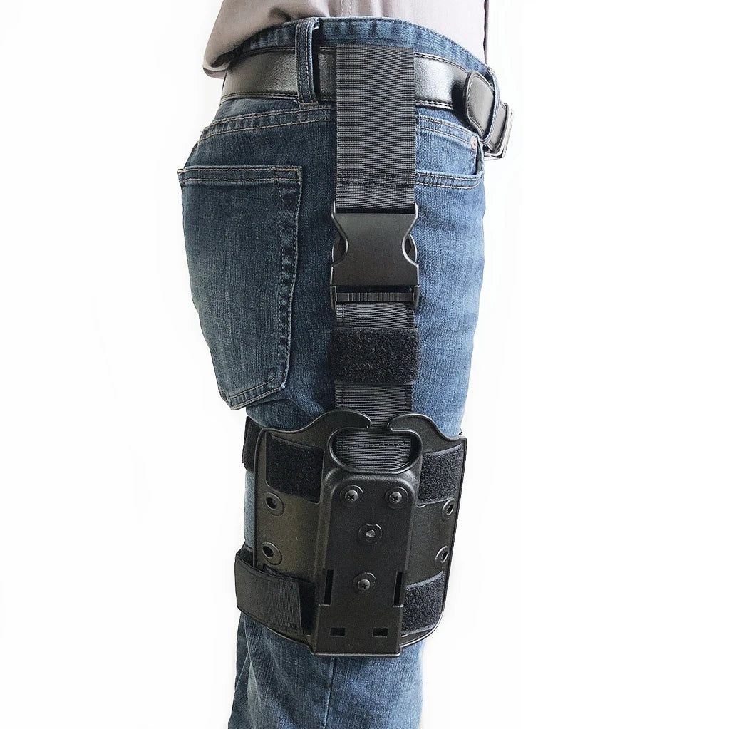 Tactical Drop Leg Platform for Pistol Holster Drop Leg Adapter Thigh Panel Paddle Airsoft Hunting Accessories
