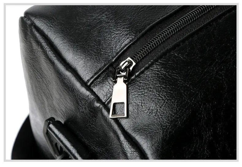Gym Bag Leather Sport Bags Dry Wet Bags Men Training for Shoes Fitness Yoga Travel Luggage Shoulder Sac De Sport Bag weekend bag