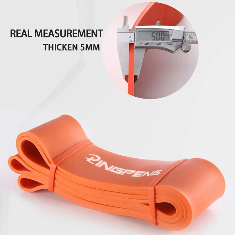 Gym Equipment Resistance Bands Elastic Fitness Bands Sport Exercise At Home Bodybuilding Rubber Leagues Portable Body Building