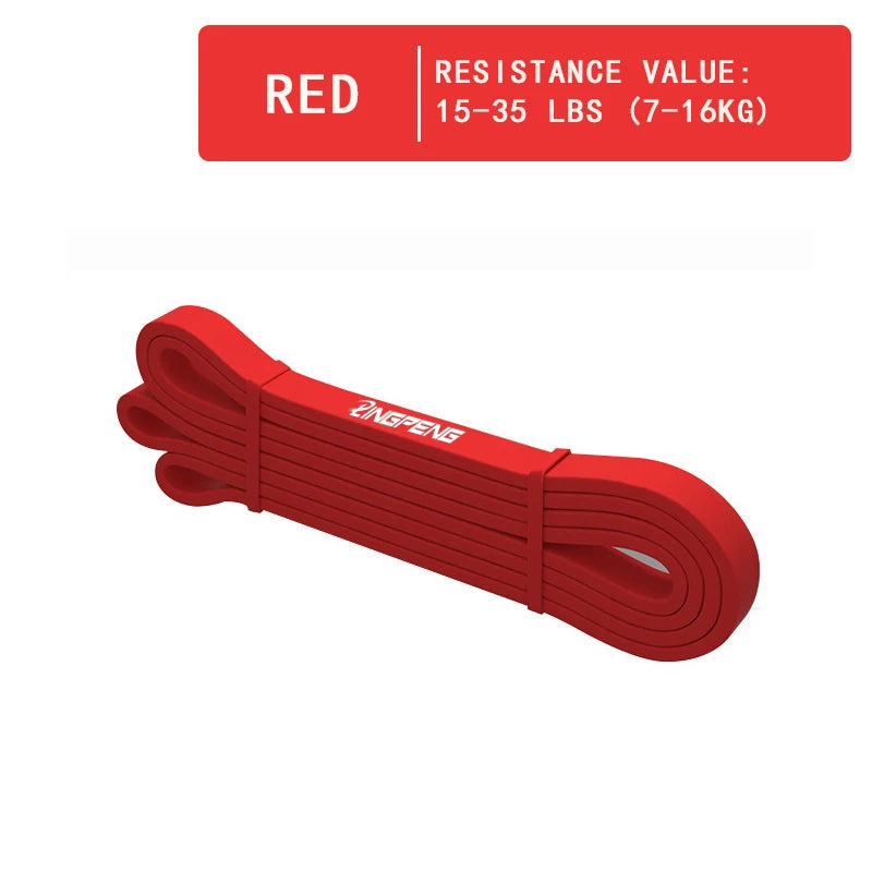 Gym Equipment Resistance Bands Elastic Fitness Bands Sport Exercise At Home Bodybuilding Rubber Leagues Portable Body Building