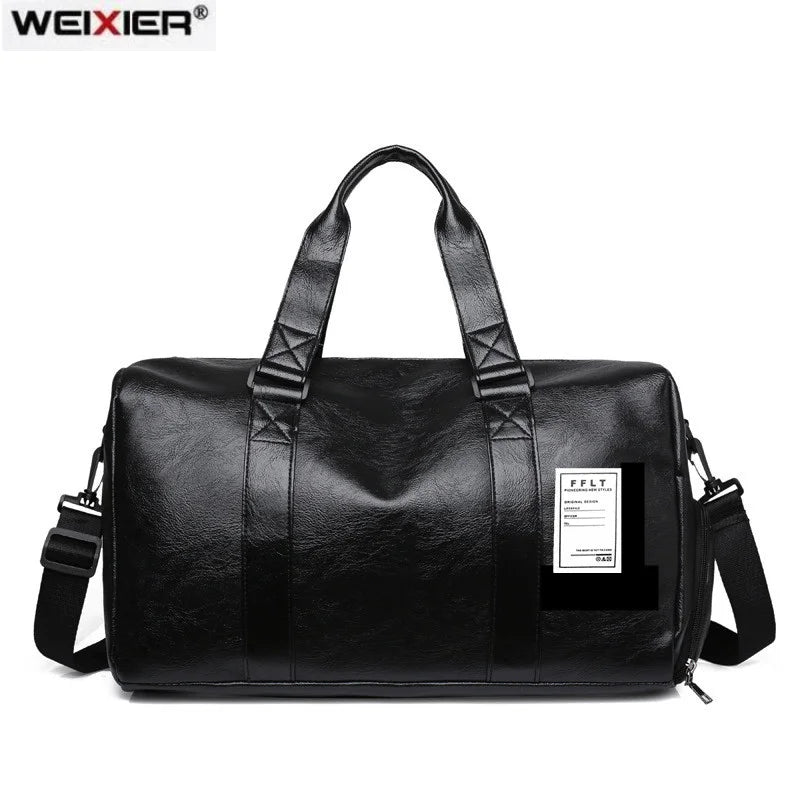 Gym Bag Leather Sport Bags Dry Wet Bags Men Training for Shoes Fitness Yoga Travel Luggage Shoulder Sac De Sport Bag weekend bag