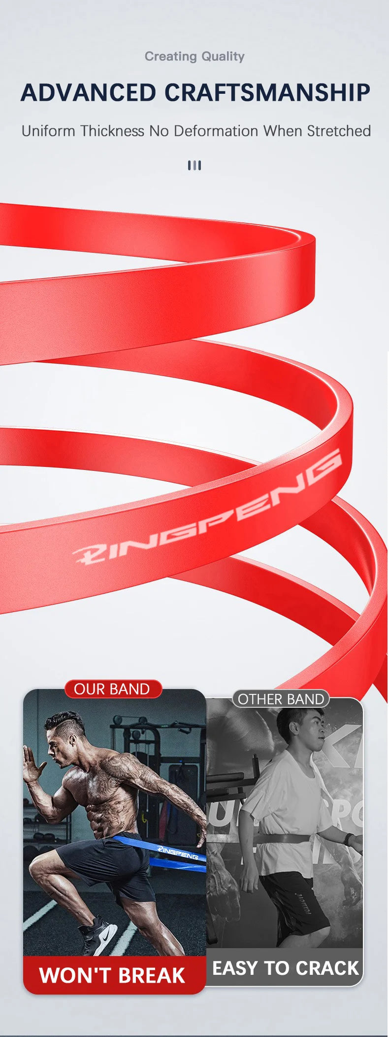 Gym Equipment Resistance Bands Elastic Fitness Bands Sport Exercise At Home Bodybuilding Rubber Leagues Portable Body Building