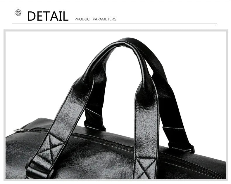 Gym Bag Leather Sport Bags Dry Wet Bags Men Training for Shoes Fitness Yoga Travel Luggage Shoulder Sac De Sport Bag weekend bag